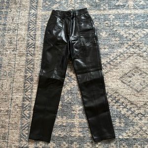 wilfred rebel leather pants